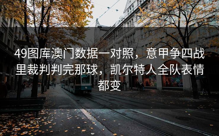 49图库澳门数据一对照，意甲争四战里裁判判完那球，凯尔特人全队表情都变  第1张